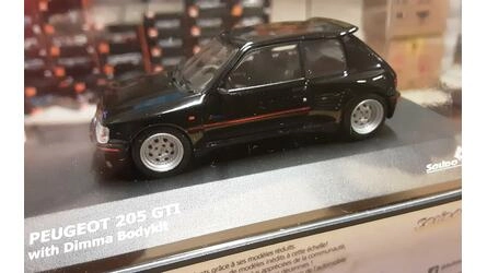 SOLIDO 1/43 - PEUGEOT 205 GTI DIMMA - BLACK