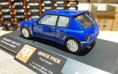 SOLIDO 1/43 - PEUGEOT 205 GTI DIMMA - BLUE - 1989