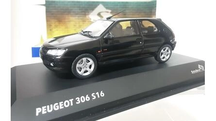 SOLIDO 1/43 - PEUGEOT 306 S16 - 1994 - NOIR ONYX