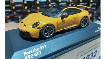 SOLIDO 1/43 - PORSCHE 911 992 GT3 COUPE - 2023 - SIGNAL YELL