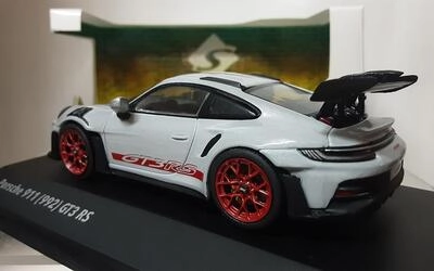 SOLIDO 1/43 - PORSCHE 911 992 GT3 RS COUPE - 2023 - ICE GREY