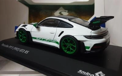 SOLIDO 1/43 - PORSCHE 911 992 GT3 RS COUPE - 2023 - WHITE / 