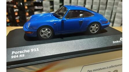 SOLIDO 1/43 - PORSCHE 964 RS - BLUE - 1992