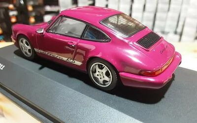 SOLIDO 1/43 - PORSCHE 964 RS - RED - 1992