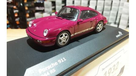 SOLIDO 1/43 - PORSCHE 964 RS - RED - 1992