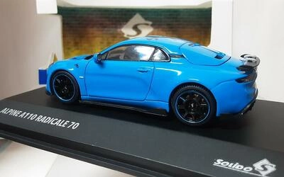 SOLIDO 1/43 - RENAULT ALPINE A110 RADICALE 70 COUPE - BLUE -