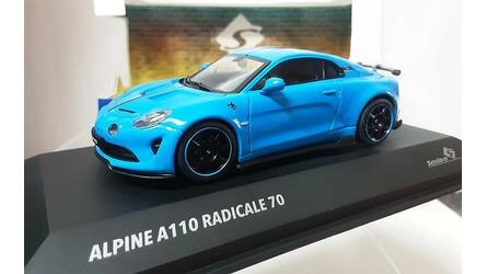 SOLIDO 1/43 - RENAULT ALPINE A110 RADICALE 70 COUPE - BLUE -