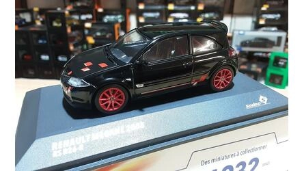 SOLIDO 1/43 - RENAULT MEGANE R26 R - 2008 - BLACK / RED