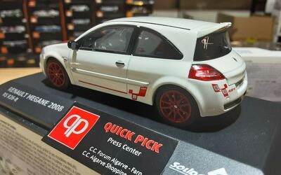 SOLIDO 1/43 - RENAULT MEGANE R26 R - WHITE - 2009