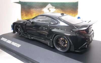 SOLIDO 1/43 - TOYOTA GR86 PANDEM COUPE - 2022 - BLACK