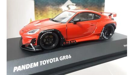 SOLIDO 1/43 - TOYOTA GR86 PANDEM COUPE - RED - 2022