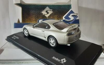 SOLIDO 1/43 - TOYOTA SUPRA MK IV - SILVER - 2001