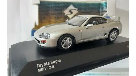 SOLIDO 1/43 - TOYOTA SUPRA MK IV - SILVER - 2001
