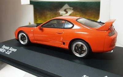 SOLIDO 1/43 - TOYOTA SUPRA MKIV 2JZ CUSTOM COUPE - 2001 - OR