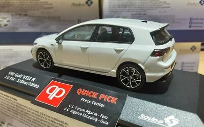 SOLIDO 1/43 - VW GOLF 8 R - ORYX WHITE - 2021