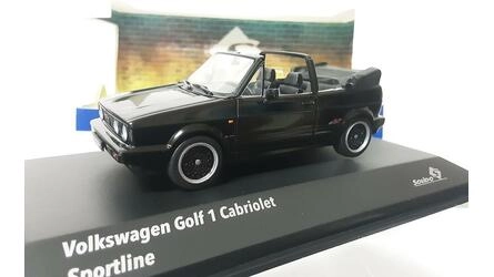 SOLIDO 1/43 - VW GOLF MKI SPORTLINE CABRIOLET - 1992 - BLACK