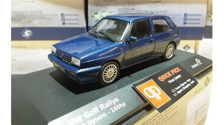 SOLIDO 1/43 - VW GOLF RALLY - BLUE PEARL - 1989