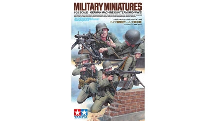 TAMIYA 1:35 FIG SET GER MG TEAM GERMAN MACHINE GUN TEAM 