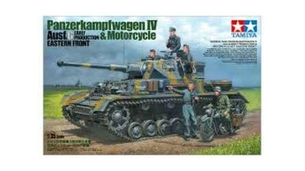 TAMIYA 1/35 GER PZKPFW IV AUSF G  MOTORCYECLE EASTERN FRONT 