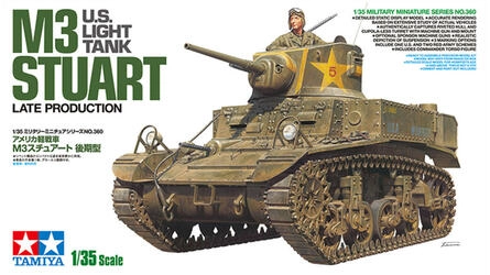 TAMIYA 1/35 - M3 Stuart Late Production