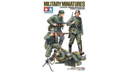TAMIYA 1/35 MILITARY MINIATURES GERMAN INFANTARY SET FRENCH 