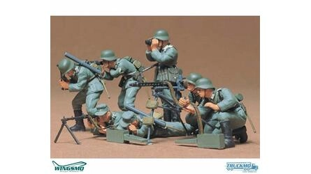 TAMIYA 1:35 FIG SET GER. MG TROOPS 