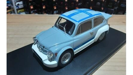 WHITEBOX 1/24 - FIAT ABARTH 1000 GR.2 - 1970 - WHITE/GREY