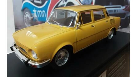 WHITE BOX 1/24 -  SKODA 100 L - YELLOW - 1974