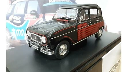 WHITEBOX 1/24 -  RENAULT 4 L PARISIENNE - BLACK - 1964