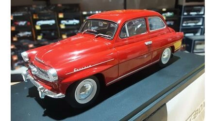 WHITEBOX 1/24 - SKODA OCTAVIA SUPER - 1959 - RED