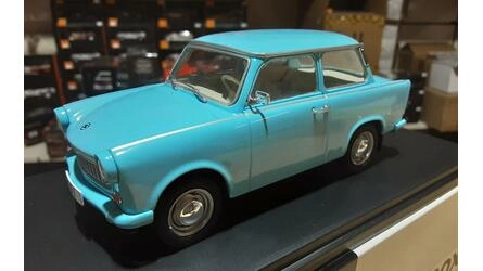 WHITEBOX 1/24 -  TRABANT 601 - LIGHT BLUE - 1965